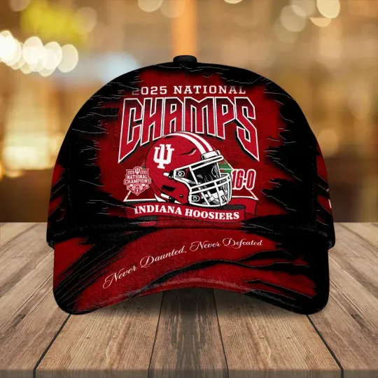 Discover Hoosiers Football 2025 National Champions Classic Cap