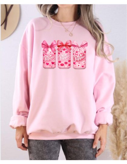 Discover Valentine's Dr Pepper Hearts Sweatshirt