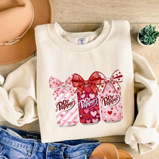 Valentines Day Dr Pepper Sweatshirt,Coke Valentine's Day Sweatshirt,Dr Pepper Sweatshirt