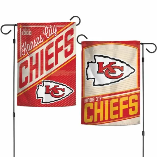 Discover KANSAS CITY DOUBLE SIDED RETRO GARDEN FLAG