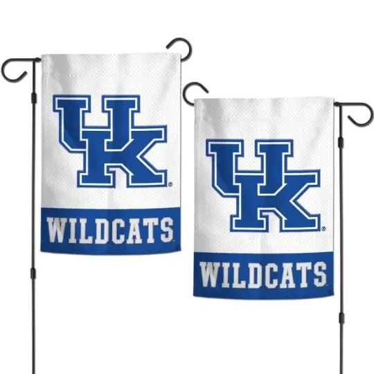 KENTUCKY 2 SIDED EMBROIDERED APPLIQUE GARDEN FLAG