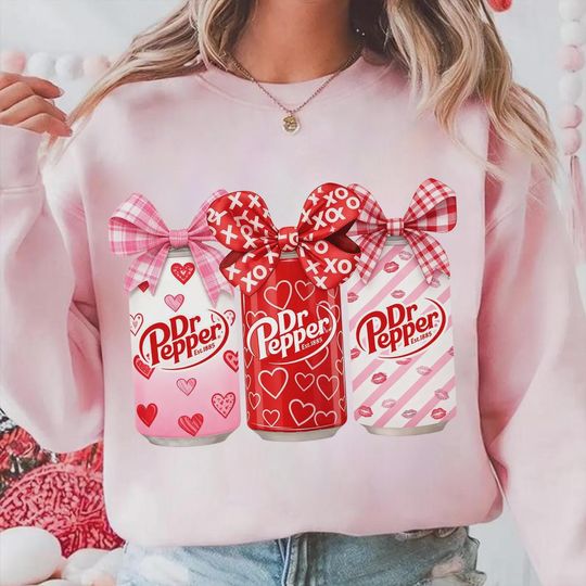 Discover Valentine's Dr Pepper Shirt or Sweatshirt