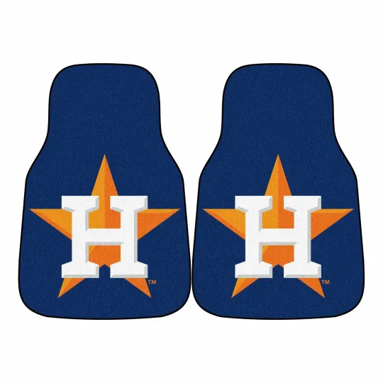 Discover Fanmats 6482 Houston Astros Front Row Nylon Carpet Car Mat