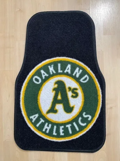 Discover Oakland A's Car Mat