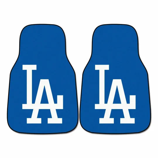Discover Fanmats 6526 Los Angeles Dodgers Front Row Nylon Carpet Car Mat
