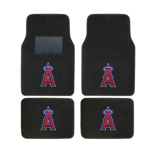 Discover LA Los Angeles Angels Car Truck Front Back Carpet Floor Mats