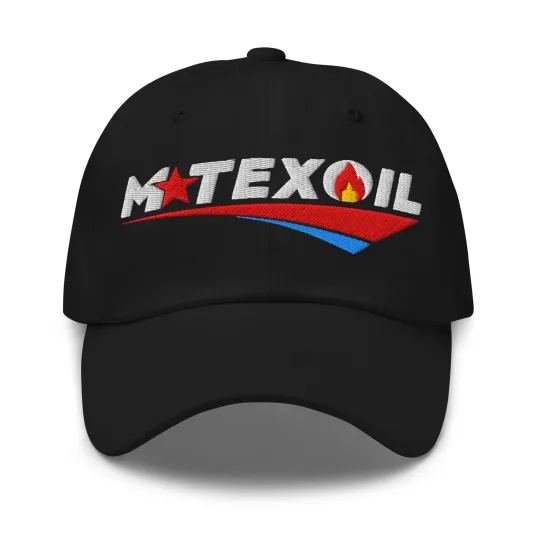 Discover M Tex Oil Embroidered Dad Cap