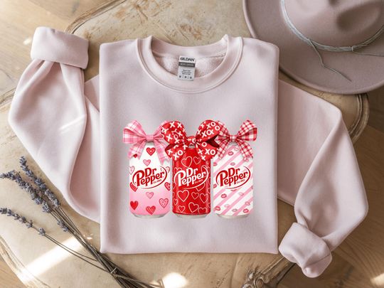 Discover Dr Pepper Sweatshirt, Valentines Day Gift, Crewneck Sweater, Gifts For All