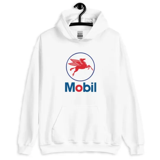 Discover Soft Mobil Oil Company Logo Unisex Heavy Blend Hoodie