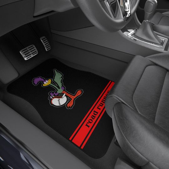 Discover Plymouth Roadrunner Tribute Car Floor Mats (Set of 4) Red Stripe