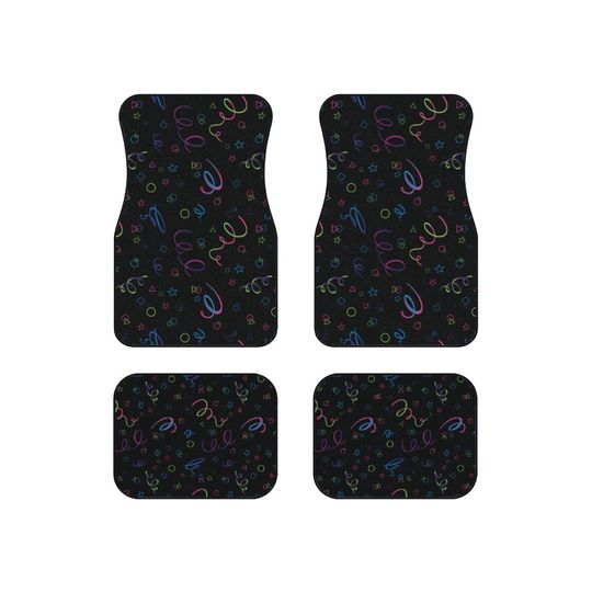 Discover Retro Realistic 80s and 90s Arcade And Theater Style Car Mats