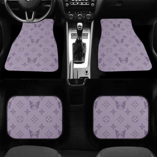 Kuroi Monogram - Custom car mats, Car seat cover, Custom gift, Custom photo, car decor, car accessory, floor mat, floor protector