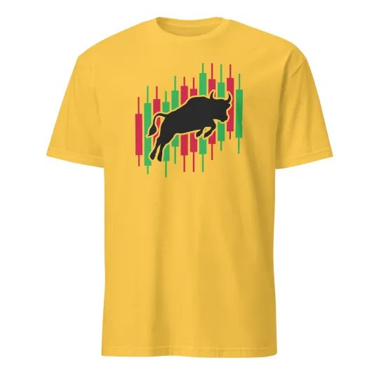Discover Crypto Bullish Candlestick Chart T-Shirt