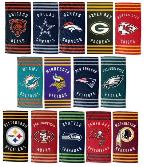 Discover football Beach Towels by The Northwest Company