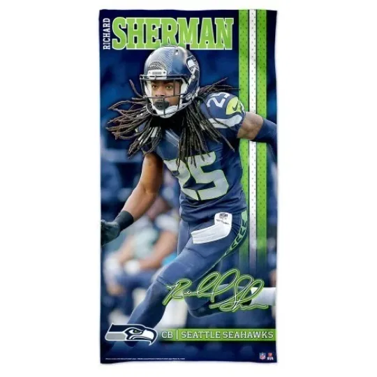 Discover SEATTLE Football SPECTRA BEACH TOWEL
