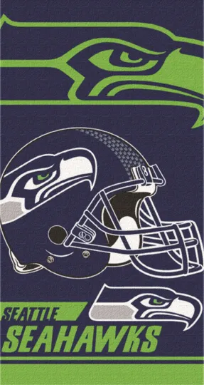 Discover Seattle Seahawks football Beach Bath Velour Towel