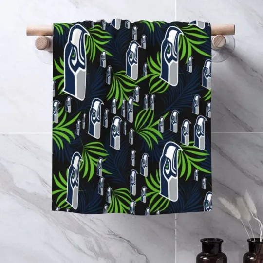 Discover Seattle Football Face Wash Cloth Travel Towel