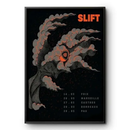 Discover Slift France March 2026 Tour Poster