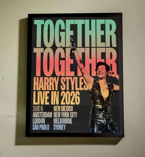 Discover Harry Together Together Tour 2026 Poster