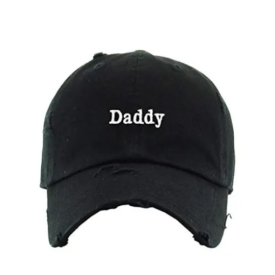 Daddy Vintage Baseball Cap Embroidered Adjustable Distressed Dad Hat