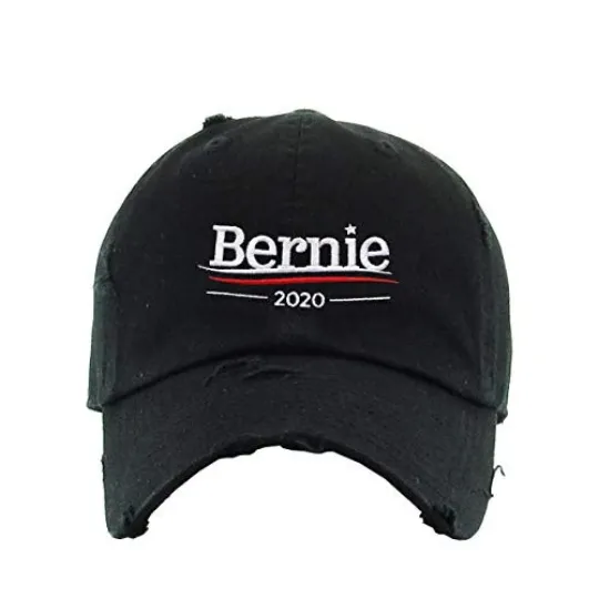 Bernie Sanders 20 Vintage Baseball Cap Embroidered Adjustable Distressed Dad Hat