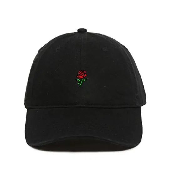 Discover Rose Baseball Cap Embroidered Adjustable Dad Hat