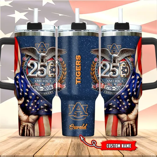 Discover Auburn Tigers Stanley 40 oz Stainless Steel Tumbler with Handle