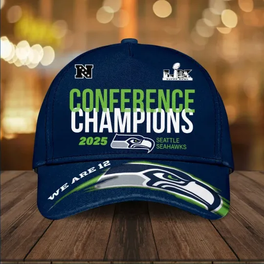Seahawks Classic Baseball Cap AOP
