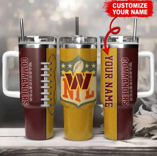 Discover Personalized Washington Football Team Commanderss 40 Oz Tumbler Gift for Fans