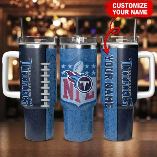 Discover Personalized Tennessee Football Team Titanss 40 Oz Tumbler Gift for Fans