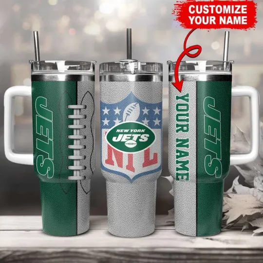Discover Personalized New York Football Team Jetss 40 Oz Tumbler Gift for Fans