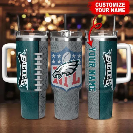 Discover Personalized Philadelphia Football Team Eagless 40 Oz Tumbler Gift for Fans