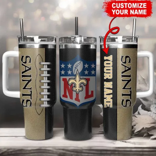 Discover Personalized New Orleans Football Team Saintss 40 Oz Tumbler Gift for Fans