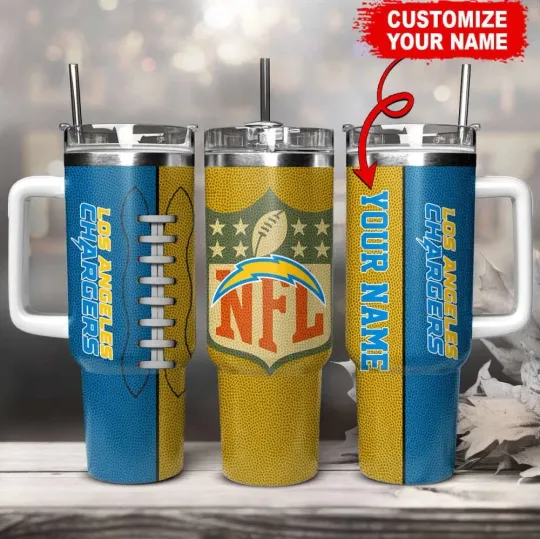 Discover Personalized Los Angeles Football Team Chargerss 40 Oz Tumbler Gift for Fans