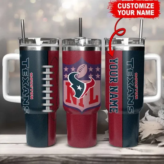 Discover Personalized Houston Football Team Texanss 40 Oz Tumbler Gift for Fans