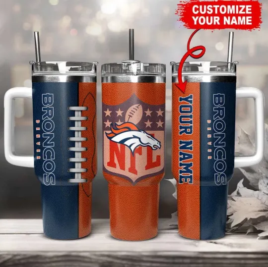 Discover Personalized Denver Football Team Broncoss 40 Oz Tumbler Gift for Fans