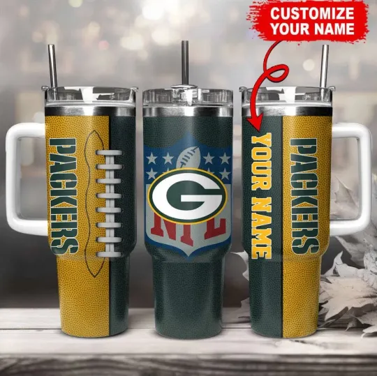 Discover Personalized Green Bay Football Team Packerss 40 Oz Tumbler Gift for Fans