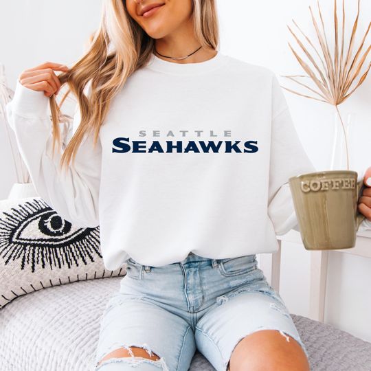 Discover Seattle Seahawks Vintage Logo Sweatshirt