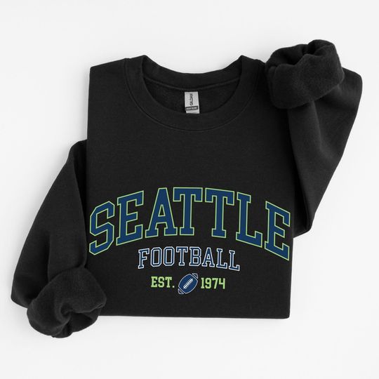 Discover Seattle Football Sweatshirt, Seattle Seahawk Football Crewneck Sweatshirt