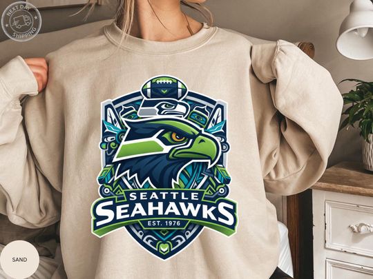 Discover Seattle Football Sweatshirt, Seattle Fan Tshirt, Champion Tee, Game Day Gift