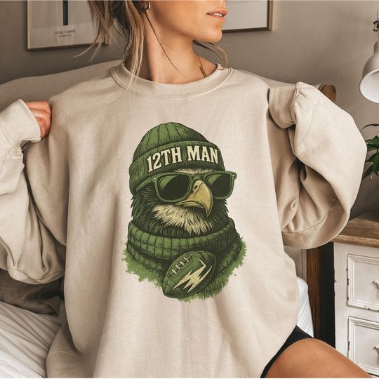Seattle Football Crewneck Sweatshirt, Seattle 12th Man Shirt, Seattle Seahawks 12th Man Tee