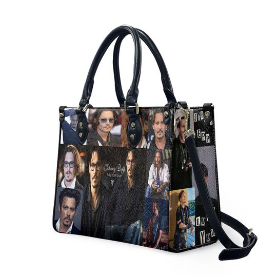 Johnny Depp Leather Bag,Vintage Woman Handbag