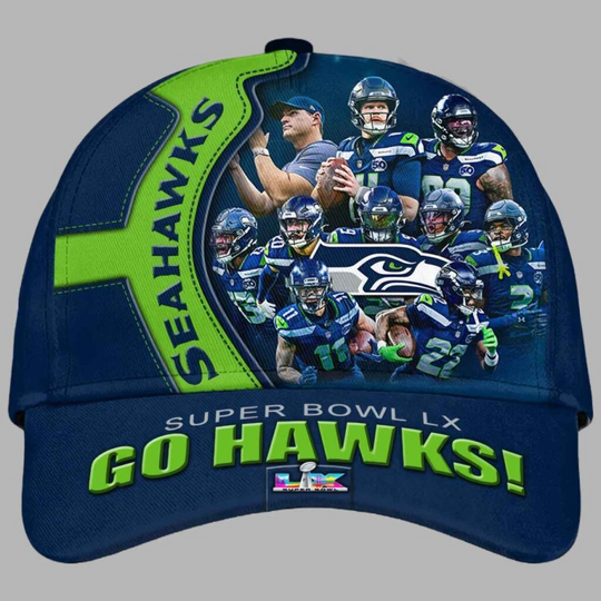 Seahawks SB LX Go Seahawks Hat