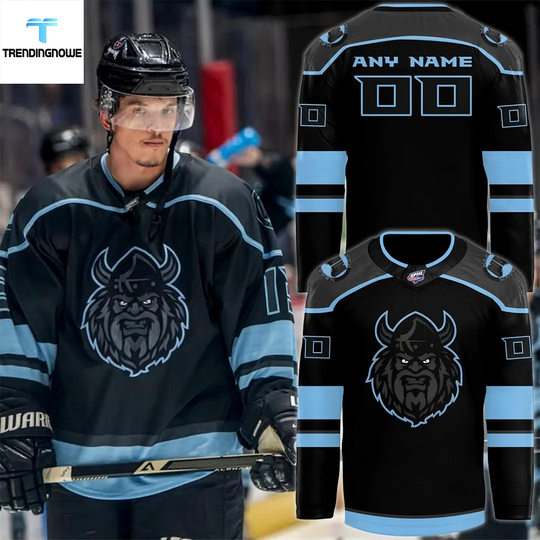 Discover Personalized Macon Mayhem 2026 Blackout Hockey Jersey