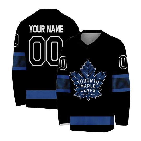Personalized Toronto Maple Hockey Special Black All Printed Gift For Christmas