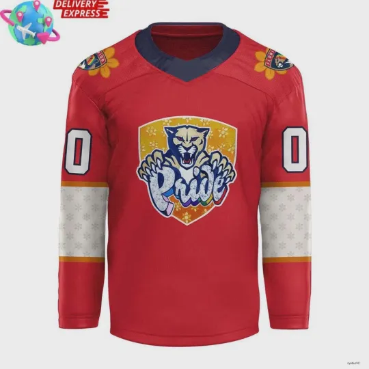 Personalized 2025 Florida Panthers Pride Month Hockey Jersey