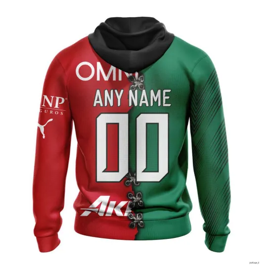 Personalized LIGA MX Chivas Guadalajara Mix Mexico Kits 3D Hoodie