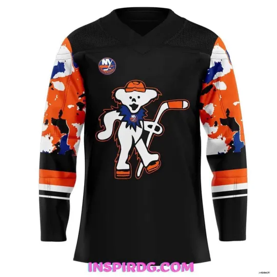 New York Islanders Grateful Dead Night Hockey Jersey
