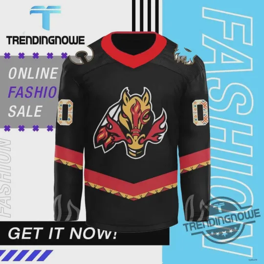 Discover Personalized Calgary Flames National Indigenous Peoples Day Hockey Jersey