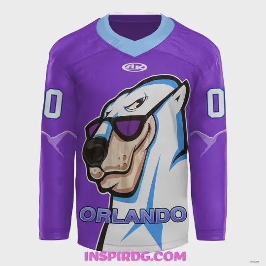 Discover Personalized Orlando Solar Bears Bauer Hockey Jersey